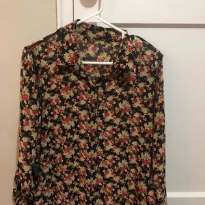 Vintage floral blouse